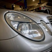 After headlight refurbishing
