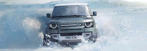 Snow Land Rover