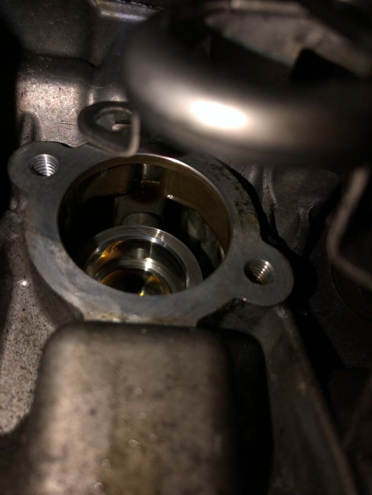 Camshaft Adjuster Valve Removed From Valve Cover